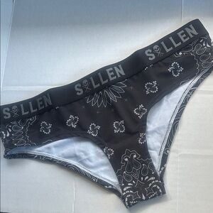 For bundles only - Sullen panties Black / Gray paisley S